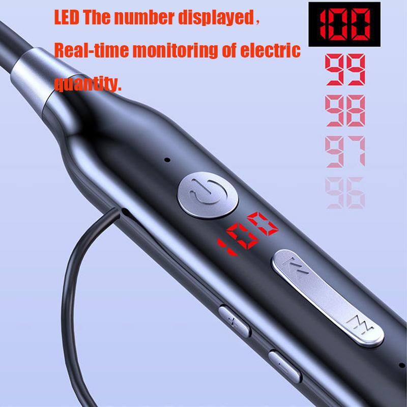100 Giờ Bluetooth Bass Trong Tai Tai Nghe Không Dây Từ Tính Cổ Thể Thao Chạy Bộ Tai Nghe Nhét Tai Chống Nước Chống Ồn