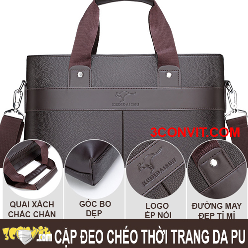 Cặp đeo chéo đa năng thời trang  PU