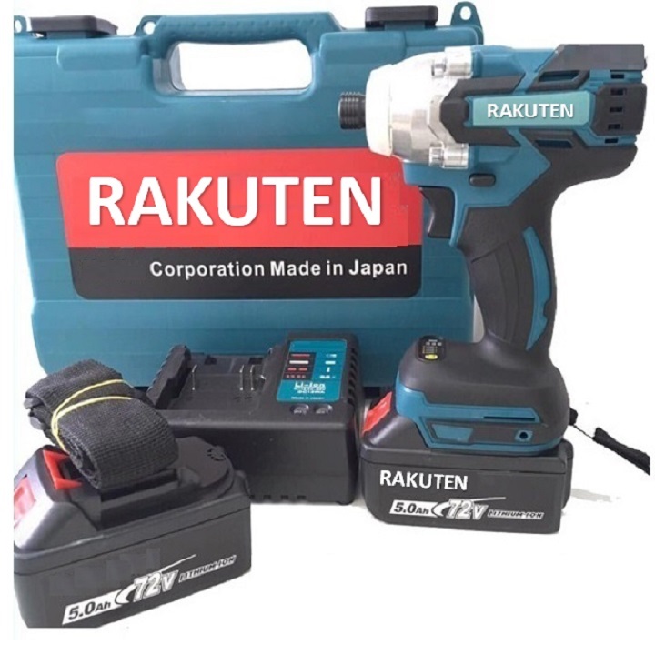Bộ Máy Khoan Pin Rakuten 72V Bắn Vặn Vít Sữa Chữa Đa Năng Cao Cấp