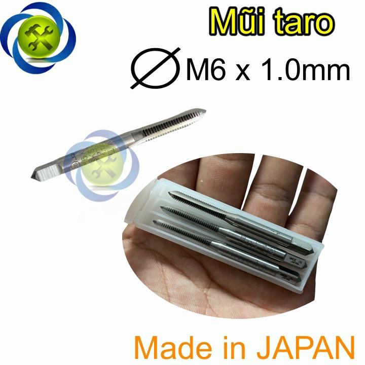 Mũi taro M6 x 1.0 HTD-M610 JAPAN (bộ 3 mũi )