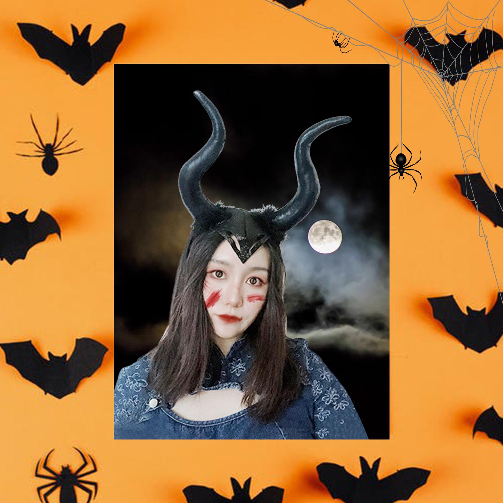 Băng Đô Sừng Ác Ma Hóa Trang Halloween