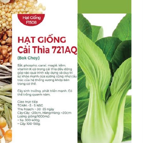 Hạt Giống Cải Thìa 721AQ (10gr)