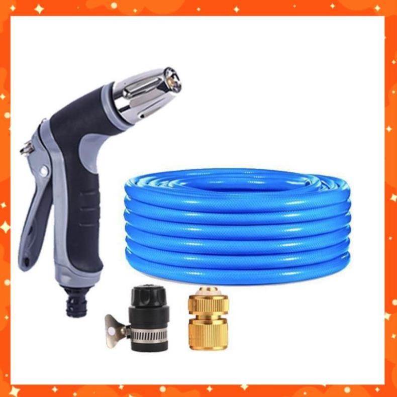 Bộ dây và vòi xịt tăng áp rửa xe tưới cây 15M 206817
