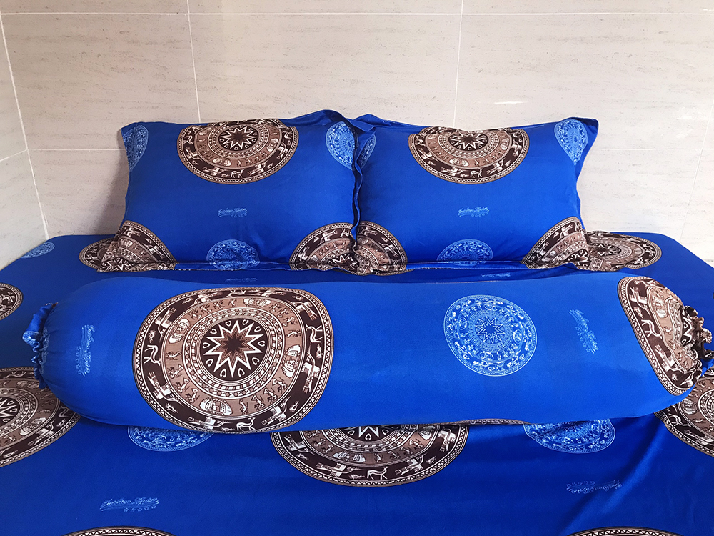 Bộ drap thun lạnh Hàn Quốc 1m6