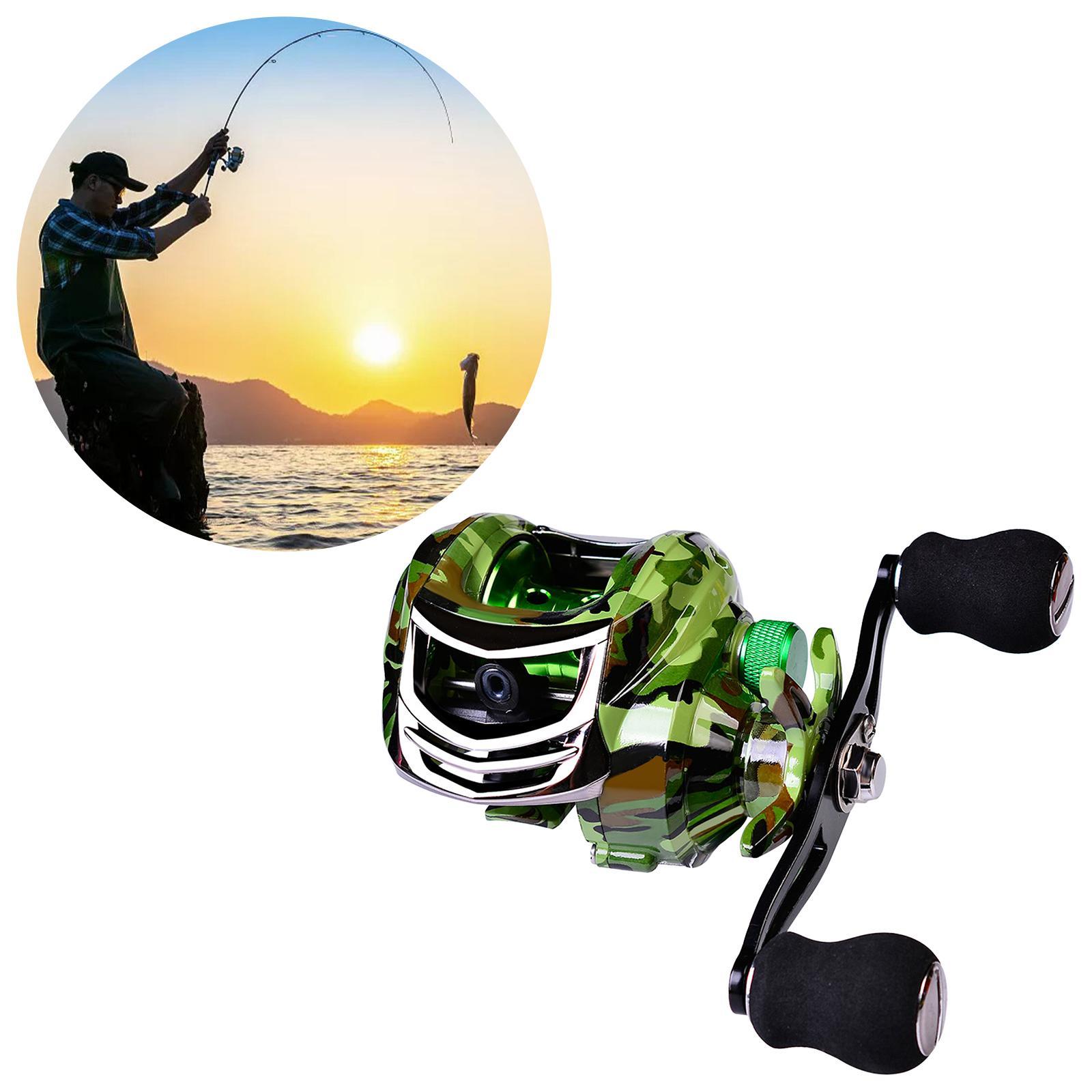 Baitcasting Reels 7:2:1 Baitcaster Fishing Reel 18+1 BB for Catfish Salmon