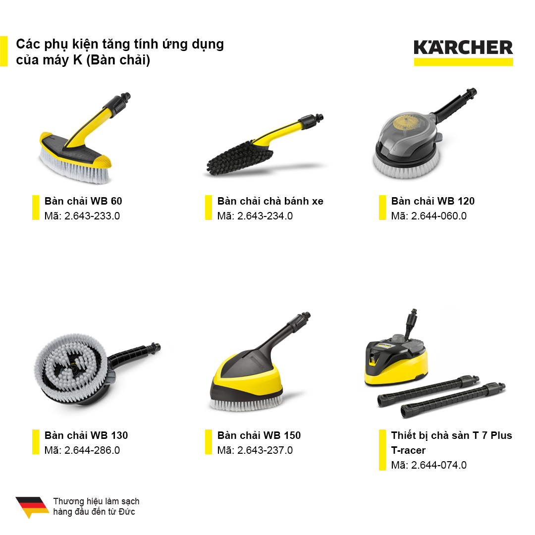 Hình ảnh Combo Máy phun rửa áp lực cao Karcher K 2 Classic và dây cấp nước 1.5m