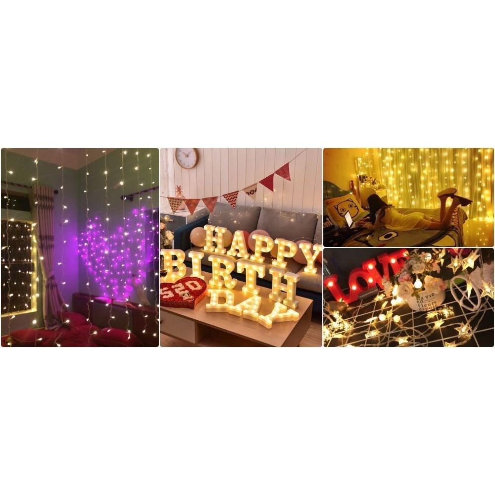 Bộ đèn led nháy thả rèm