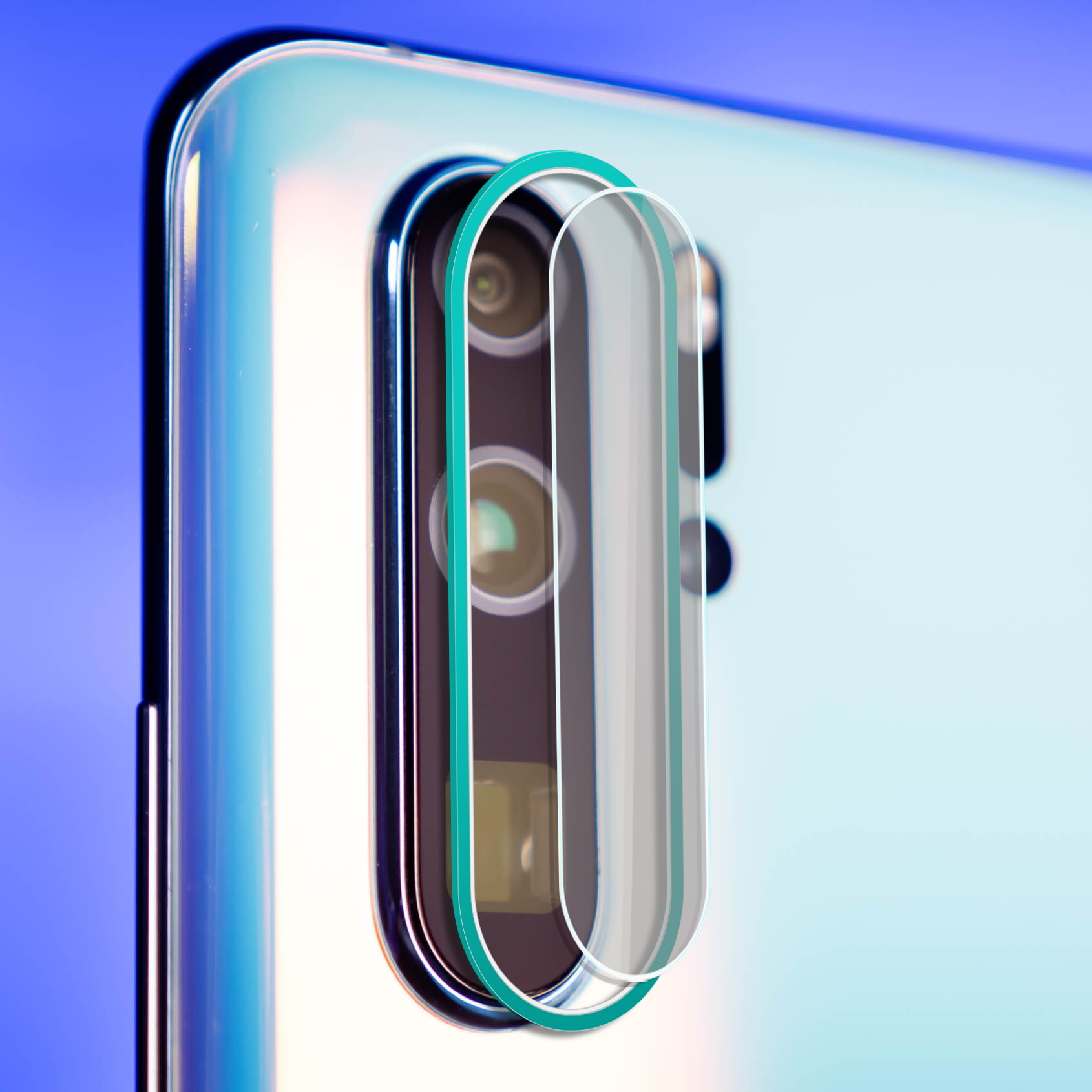 Bộ bảo vệ Camera cho Huawei P30 PRO Cường Lực CAMERA + Khung viền Nhôm CAMERA- Hàng Chính Hãng