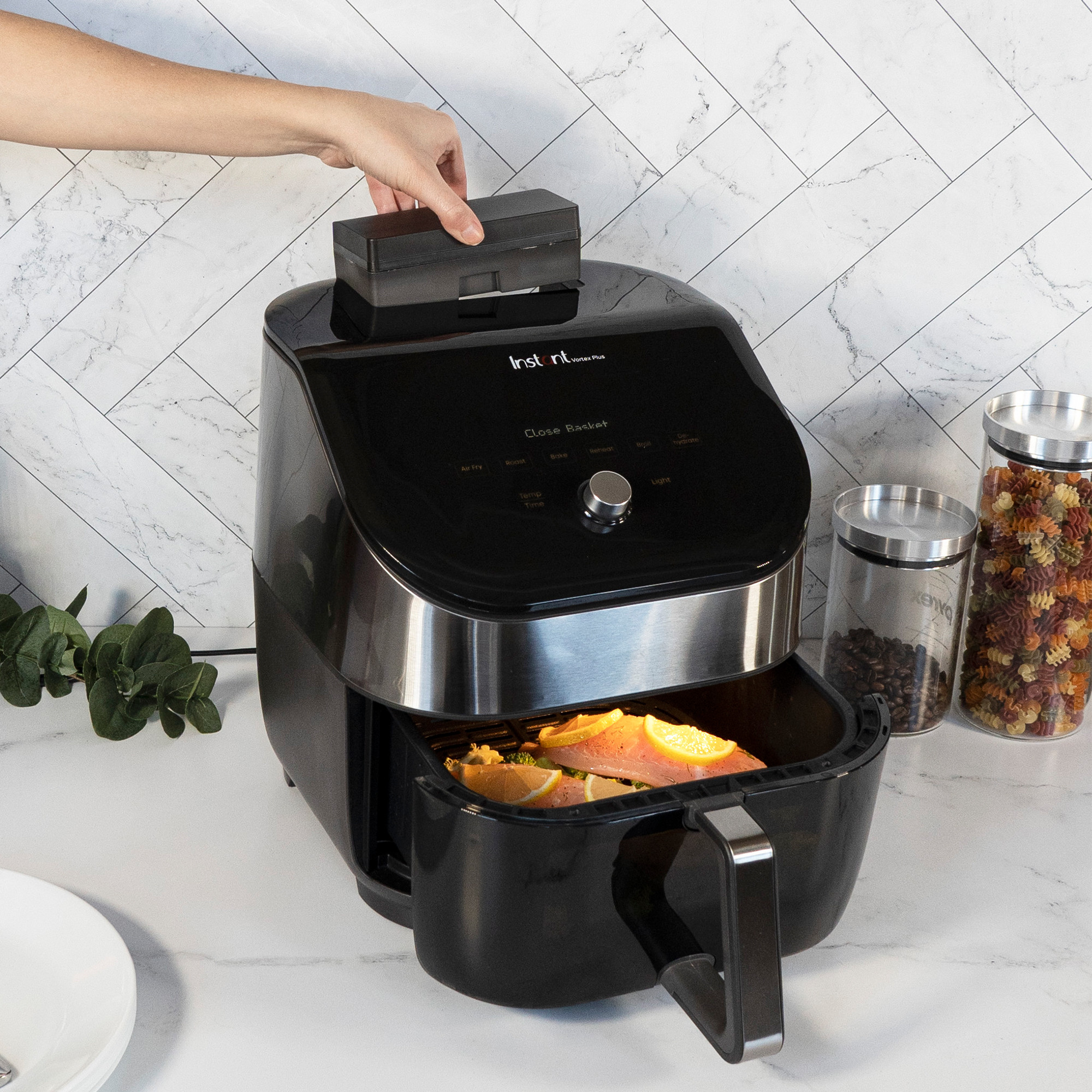 NỒI CHIÊN KHÔNG DẦU INSTANT VORTEX PLUS CLEARCOOK XUYÊN THẤU, 5.7L Hàng chính hãng