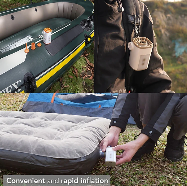 It shop - Bơm hơi sạc điện đa năng 3600mAh CampingLife Air Pump có đèn led