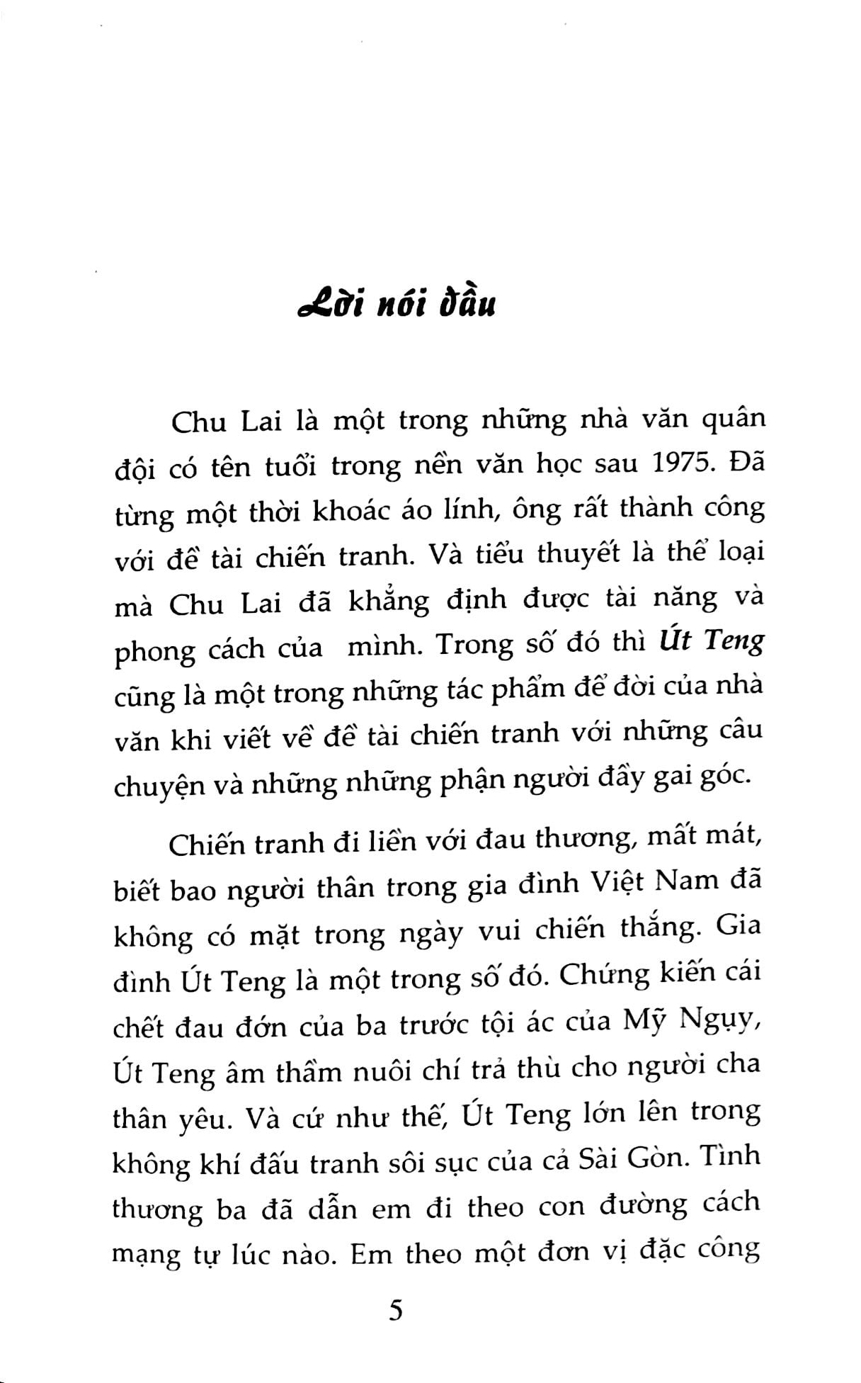 Út Teng - Chu Lai