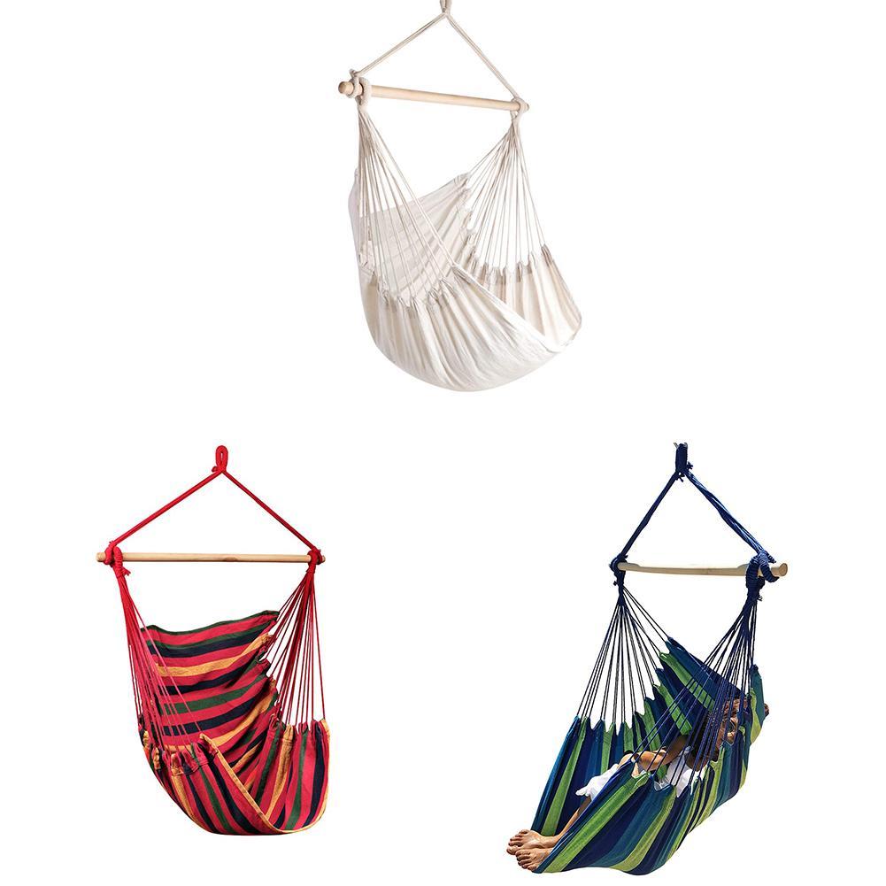 Di Động Du Lịch Cắm Trại Treo Võng Nhà Phòng Ngủ Đầm Ngủ Lười Polyester An Toàn Ghế