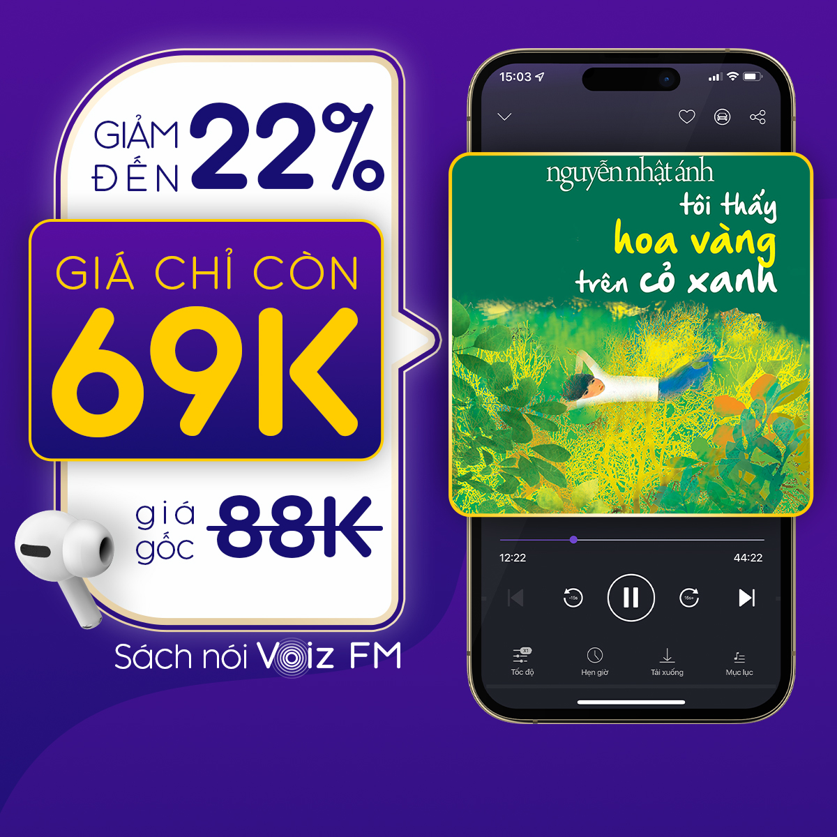 Voiz FM - Voucher nghe Sách Nói