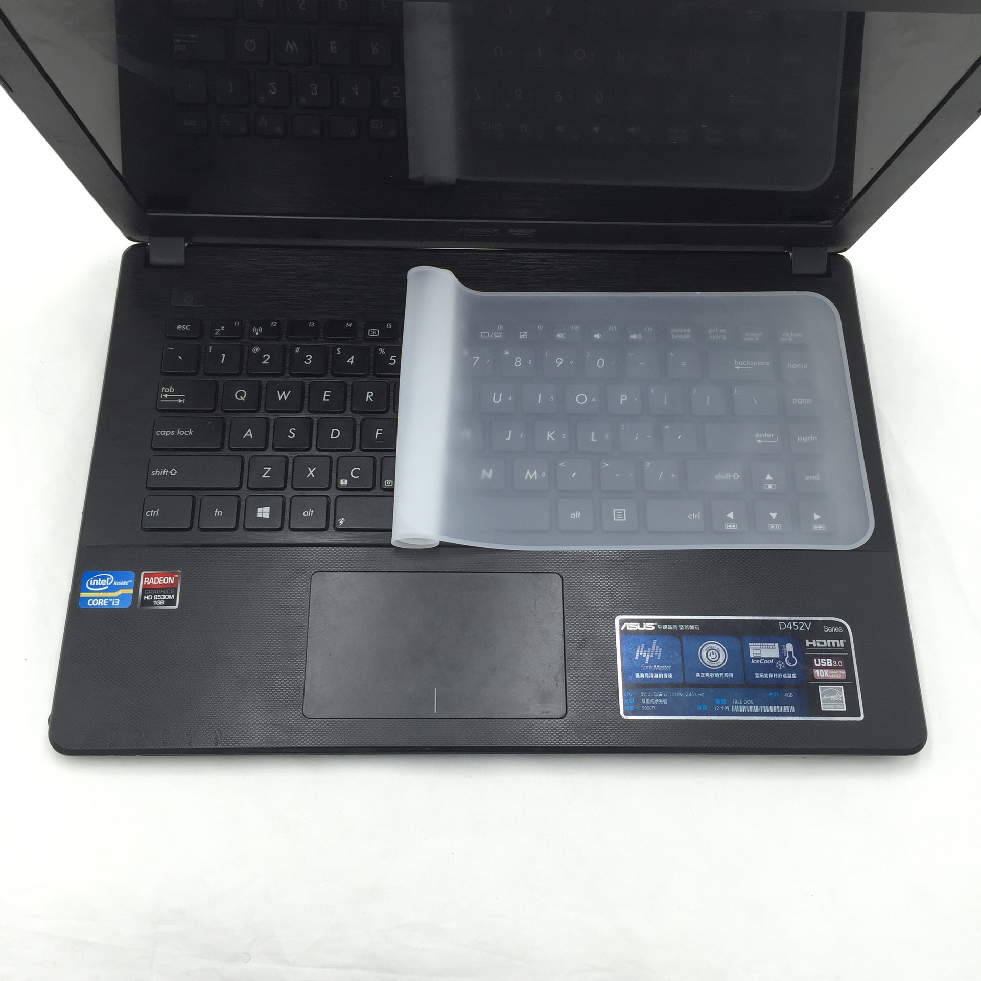 Miếng Phủ Bàn Phím Silicon Dành Cho Laptop 15 - 17 inch Chống Nước, Chống Bụi Bẩn