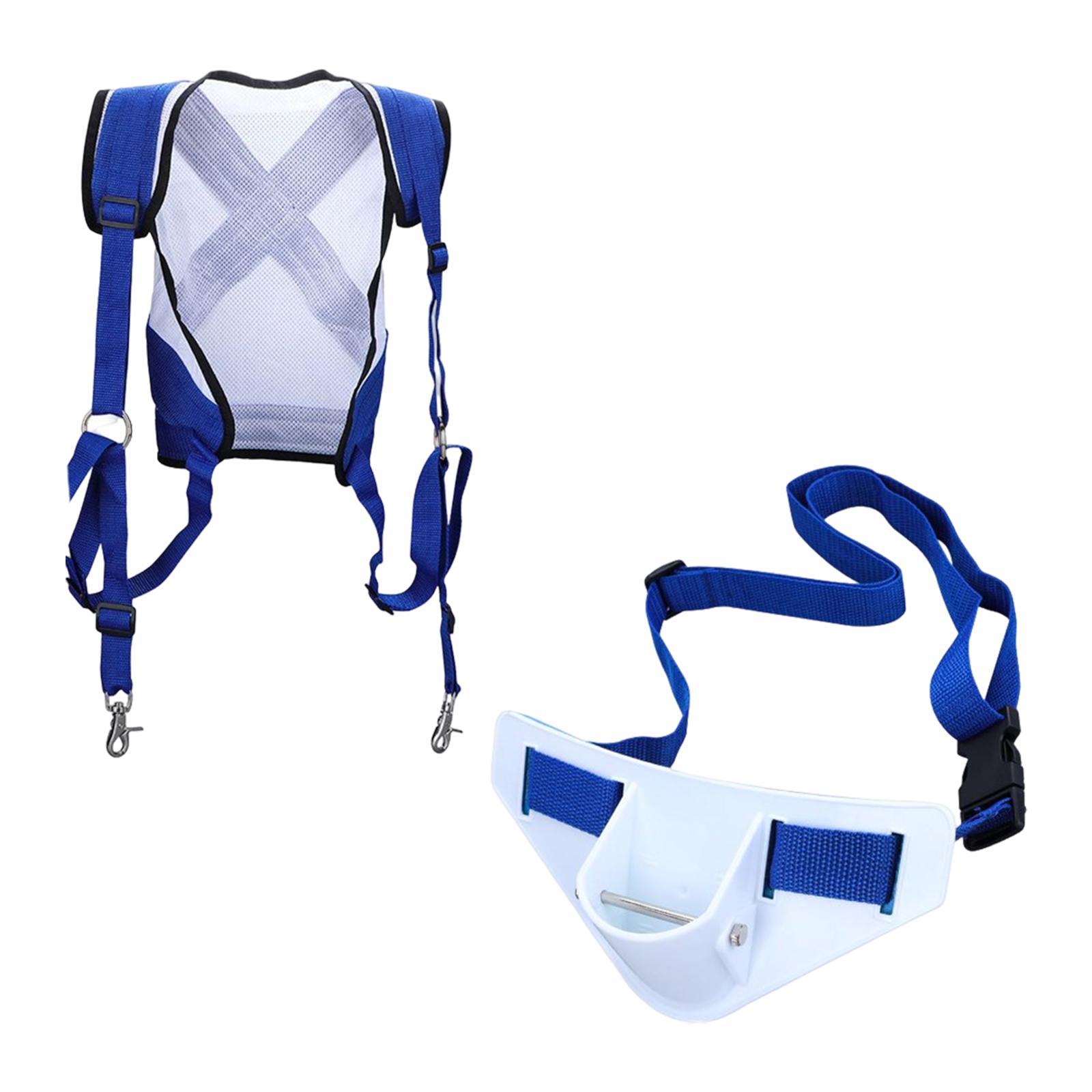 Fishing Rod Holder Belt Adjustable Accessories Waist Belt Fishing Vest Set