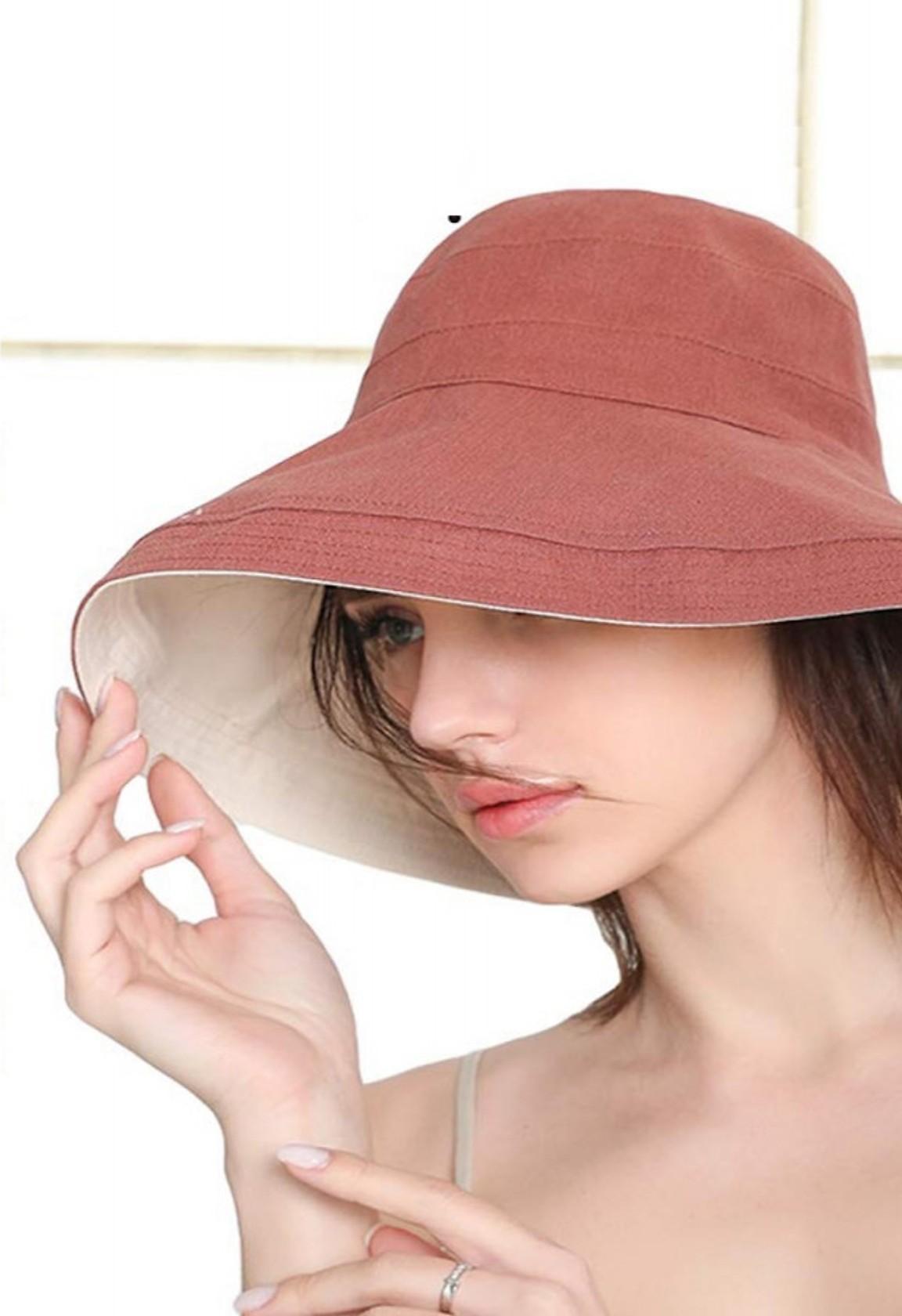 Mũ vải rộng vành- 2 lớp chống nắng, chống tia UV