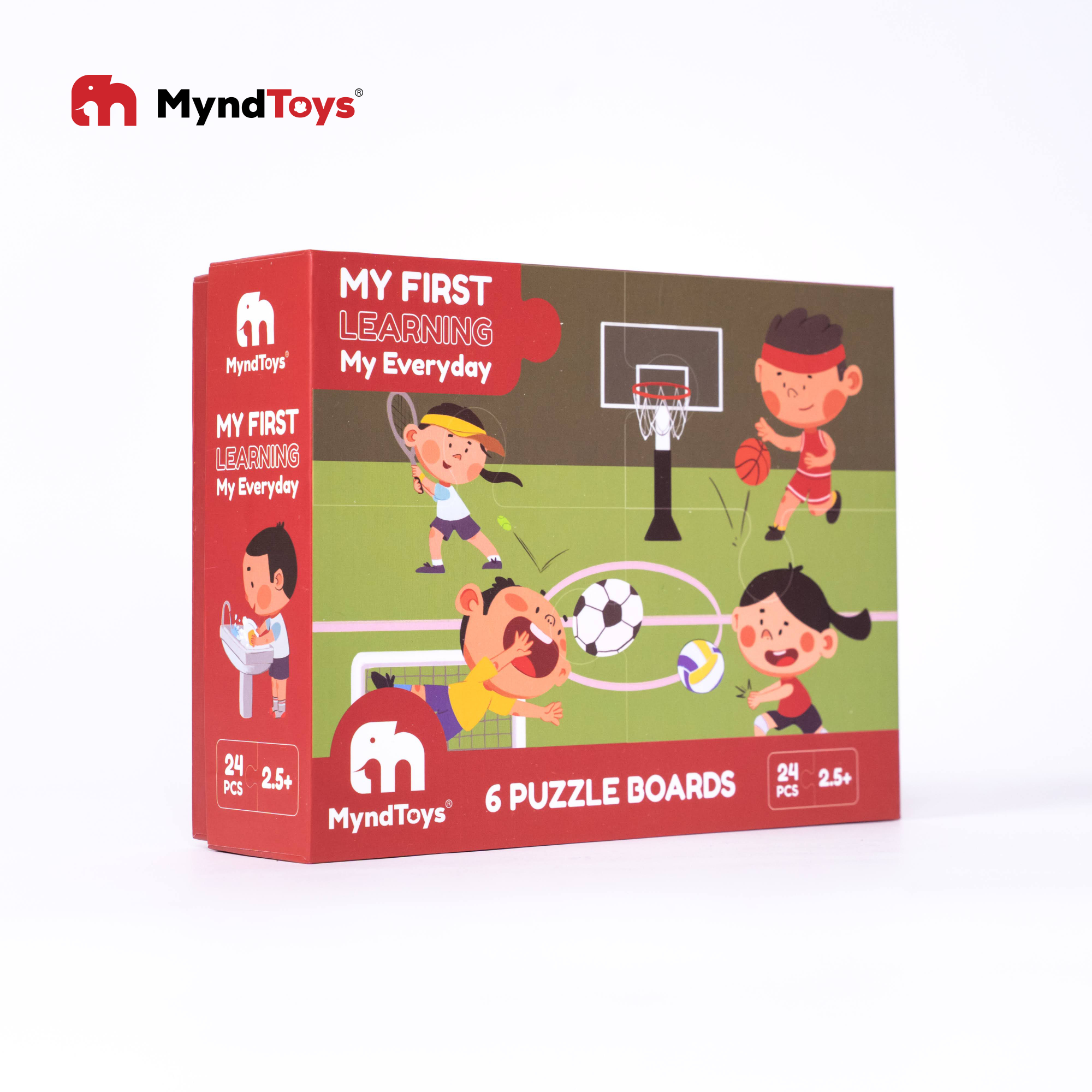 Đồ Chơi Giáo Dục, Bộ Xếp Hình Myndtoys My First Learning – My Everyday - Dành Cho Các Bé Trên 2.5 Tuổi