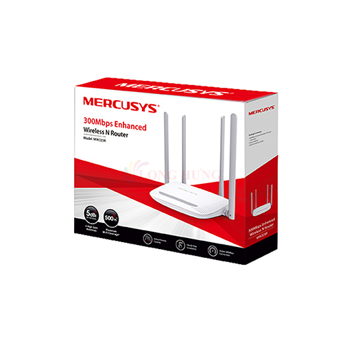 Thiết bị định tuyến mạng không dây Mercusys Router dành cho Wifi 4 300Mbps Enhanced Wireless N MW325R - Hàng chính hãng