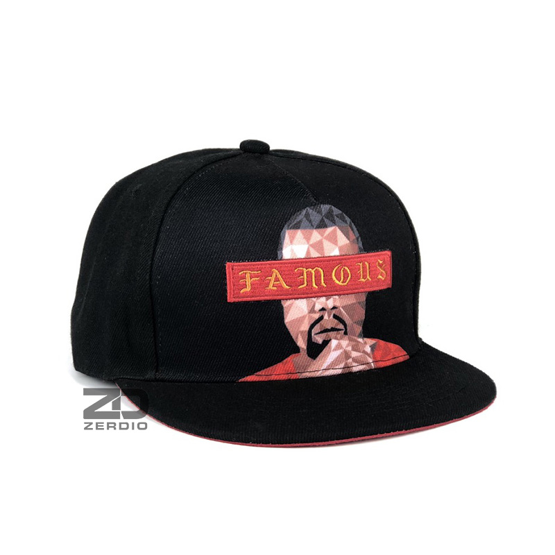 Nón Snapback, Mũ lưỡi trai hiphop Famous đen cho nam và nữ phong cách cá tính