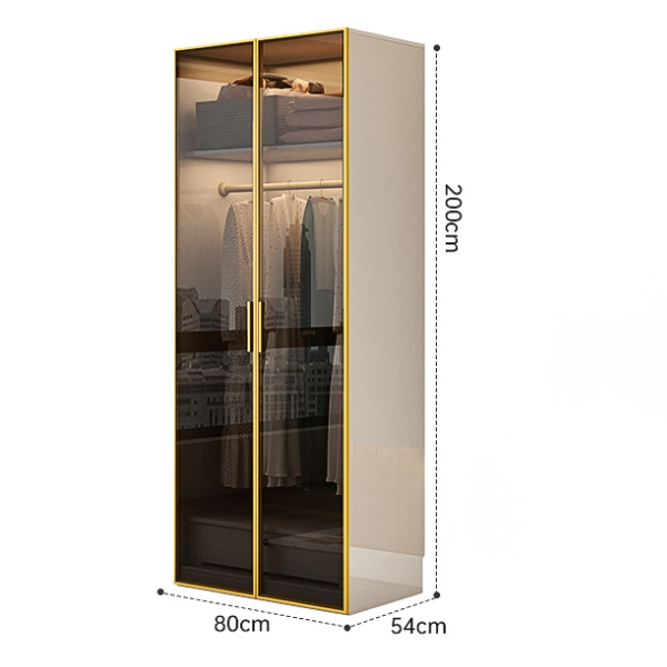[Miễn phí lắp đặt &amp; vận chuyển - Trả góp 0%] Tủ quần áo cánh kính đẹp hiện đại thương hiệu Ohaha - TCK009