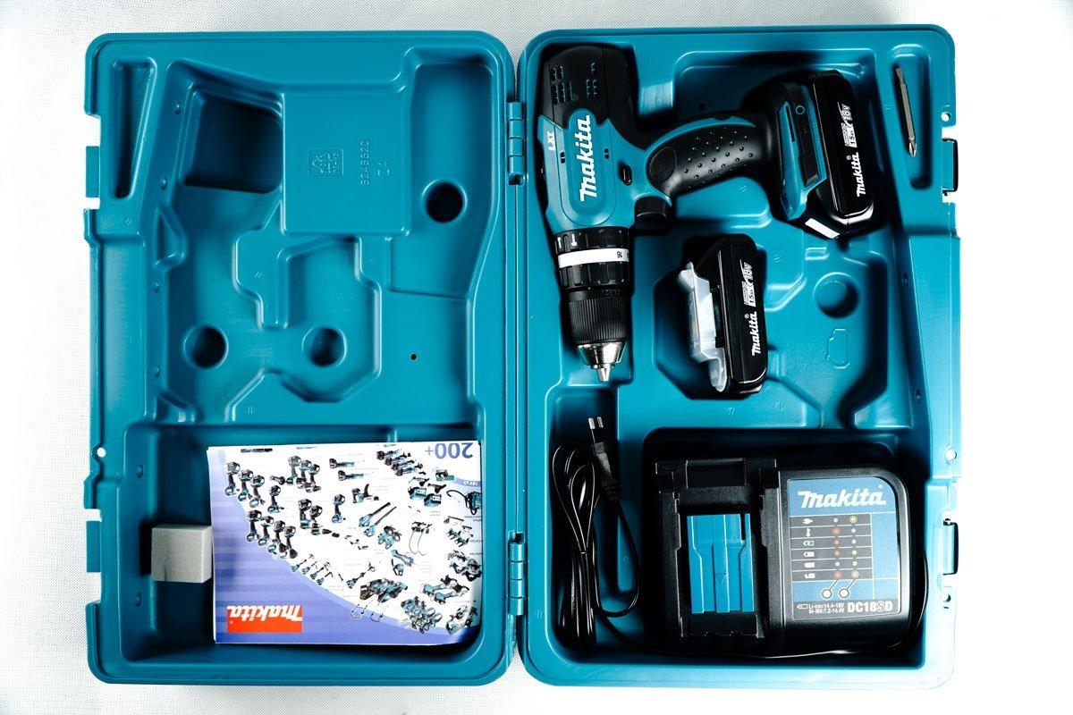 MÁY KHOAN BÚA VẶN VÍT 18V MAKITA DHP453SYE- HÀNG CHÍNH HÃNG