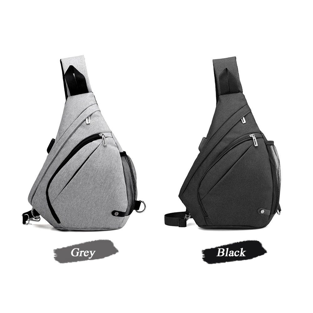 Túi đeo chéo vai Du lịch Daypack với cổng sạc USB để đi bộ đường dài Leo núi Đạp xe