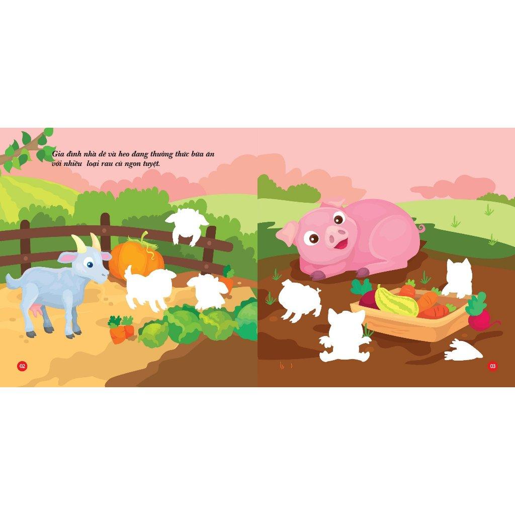 Sách - Bóc dán hình Động vật đáng yêu - Animal Stickers Tập 3 (VT) mk