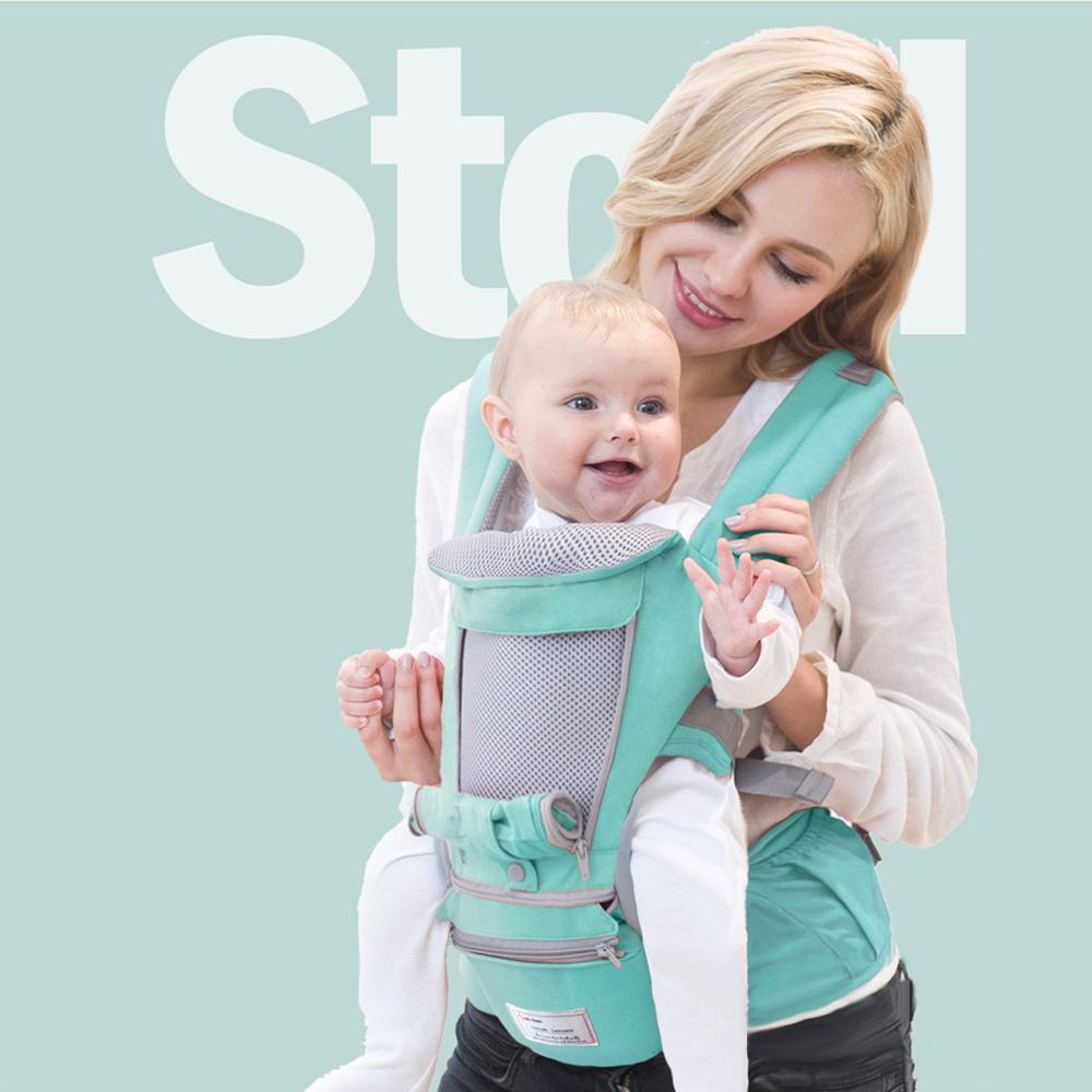 Mới 0-36Month Công Thái Học Cho Bé Trẻ Sơ Sinh Hipseat Carrier Mặt Trước Công Thái Kangaroo Quấn Bé Sling Dùng Cho Bé Đi Du Lịch