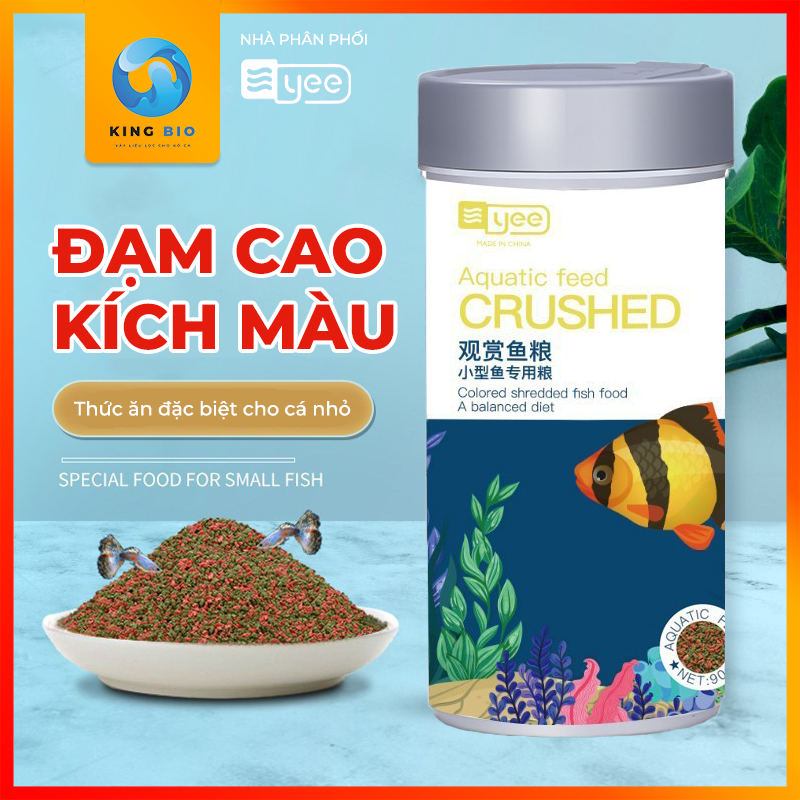Cám tăng trọng, kích màu cho cá bảy màu và các loại cá nhỏ