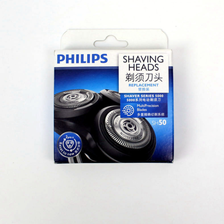 Bộ 3 lưỡi dao cạo râu Philips SH50 thiết kế lượn tròn linh động - Hàng Nhập Khẩu