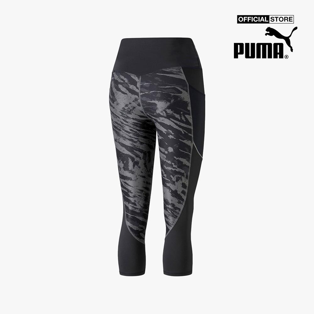 PUMA - Quần legging thể thao nữ lửng 5K Graphic High Waisted 3/4 Running 521393-01