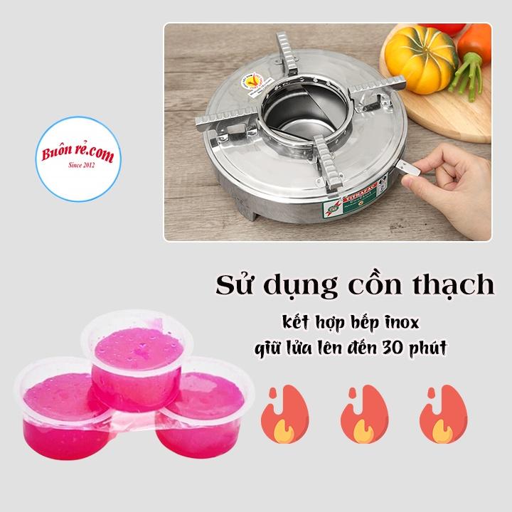 Bếp Cồn Khô Inox Mini Du Lịch Tiện Lợi - Bếp cồn lẩu nướng nhỏ gọn dễ dàng mang đi dã ngoại BR 01592