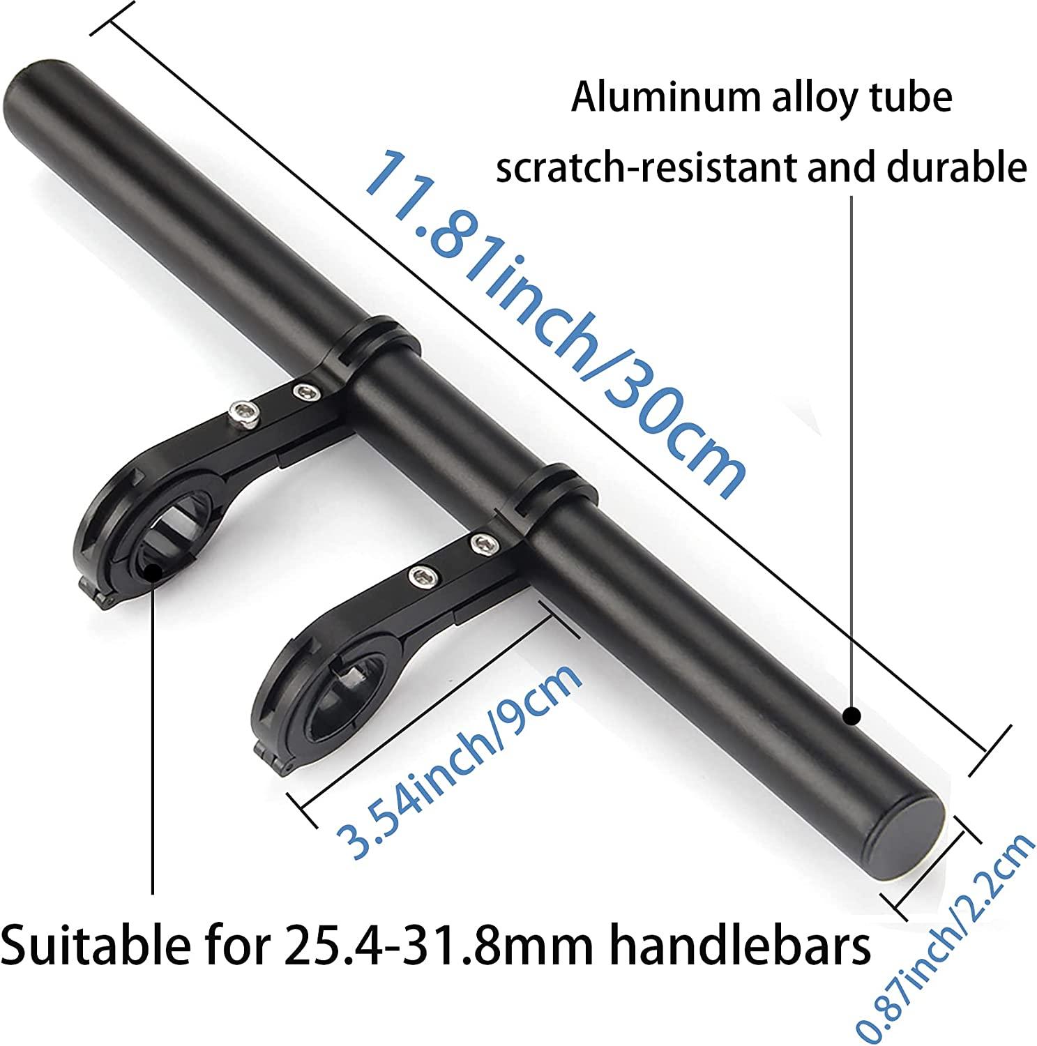 Xe Đạp Xe Đạp Đôi Tay Cầm Mở Rộng Mở Rộng 11.8" Hợp Kim Nhôm Giá Đỡ Siêu Dài Phụ Kiện