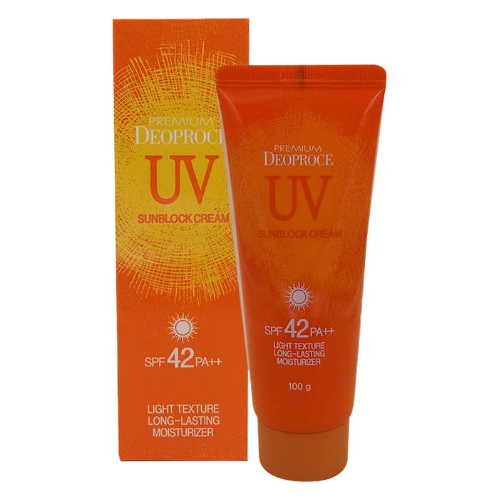 Kem chống nắng Deoproce UV Sunblock Cream 100g SPF 42 PA++