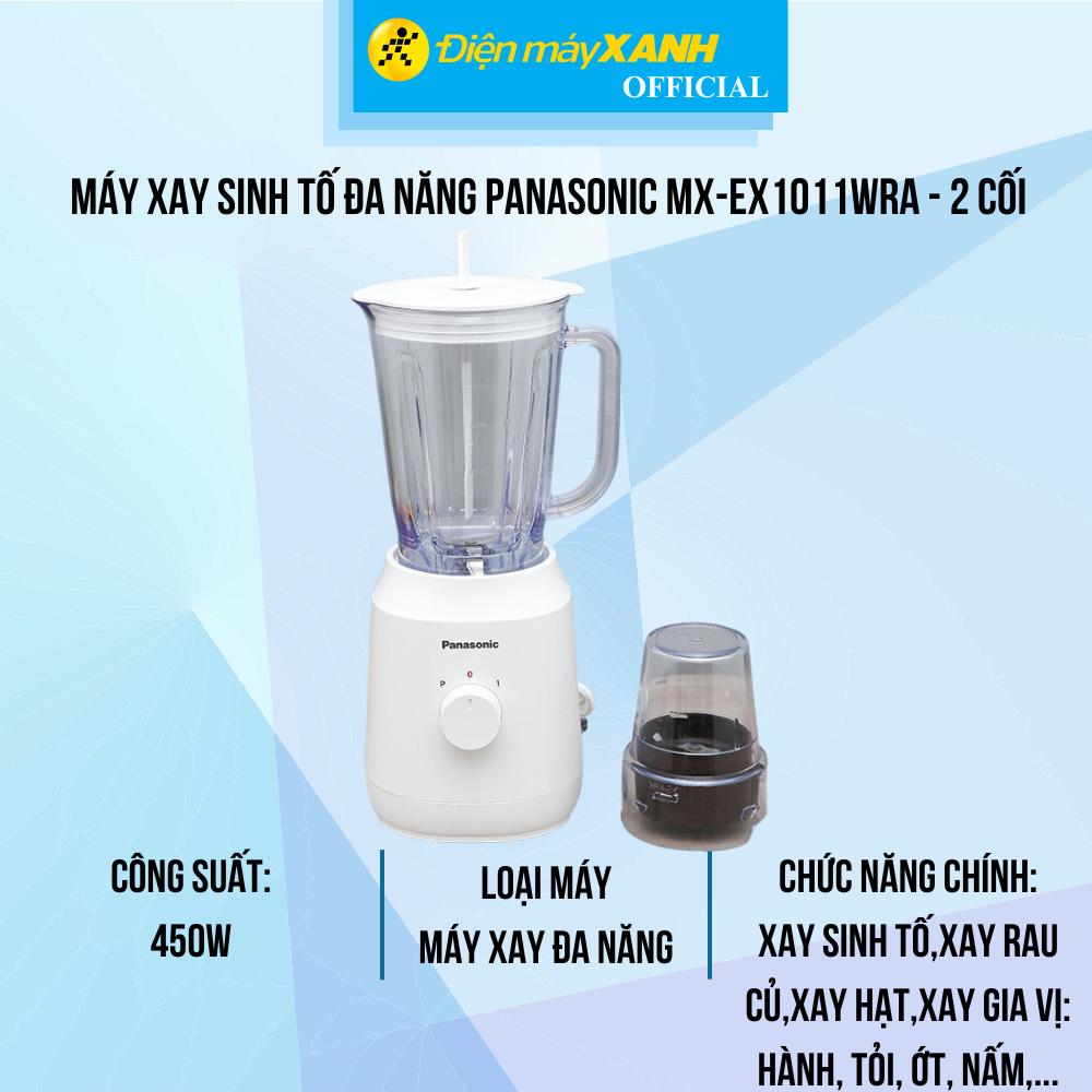 Máy xay sinh tố đa năng Panasonic MX-EX1011WRA - 2 cối - Hàng Chính Hãng