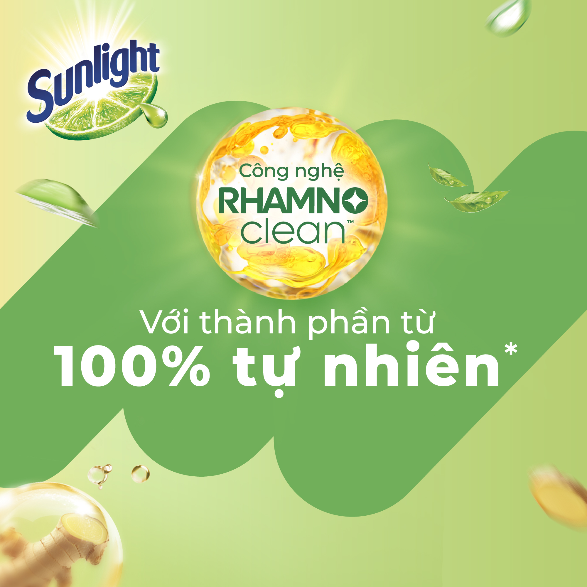 Nước Rửa Chén Sunlight Bio-Care Lô Hội Dạng Túi Châm Thêm, Sạch Dầu Mỡ Dịu Nhẹ Cho Da Tay 3.3kg