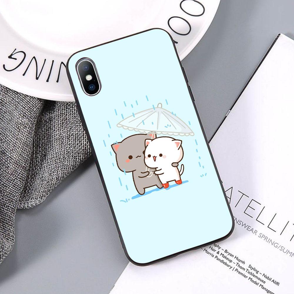 Ốp chống sốc cặp đôi chibi hot new dành cho iphone xs max / 11 pro max / 12 pro max / 12 mini / se / 5 / 6 / 7 - PC143