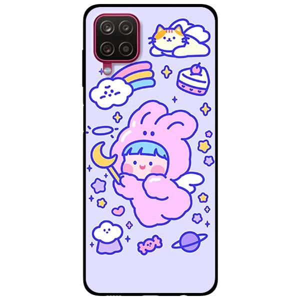 Ốp lưng dành cho Samsung Galaxy A12 / A21s / A31 - Chibi Thỏ Hồng