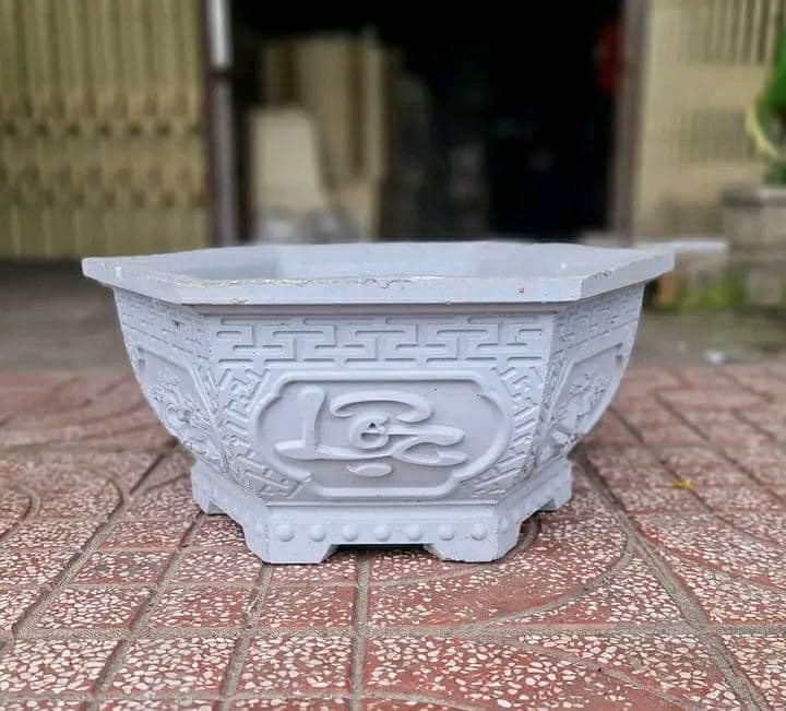 Khuôn đúc chậu cảnh lục giác 50
