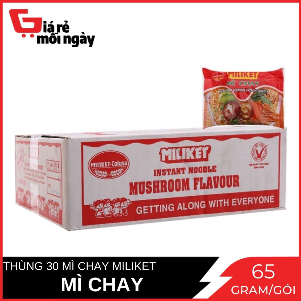 Mì Chay Miliket 65g x 30 Packs