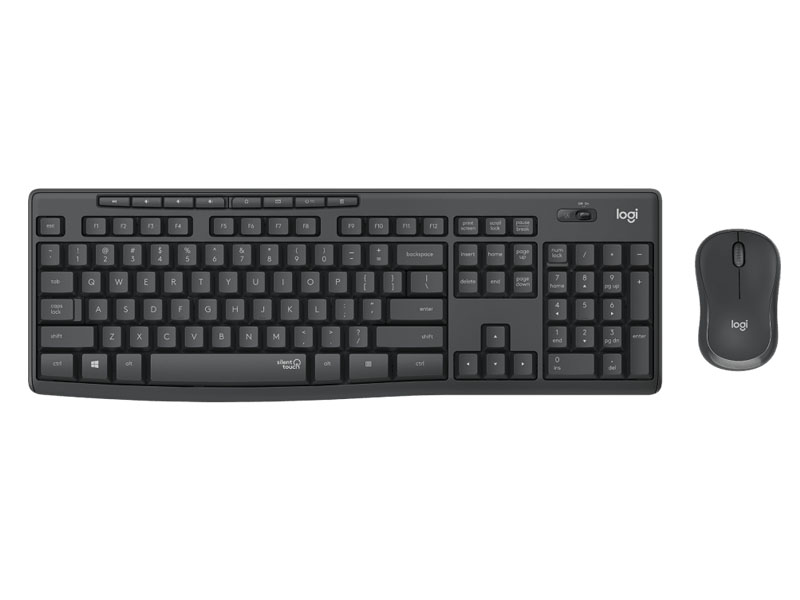 Bộ bàn phím chuột Logitech MK295 Không Dây Silent - Hàng Chính Hãng