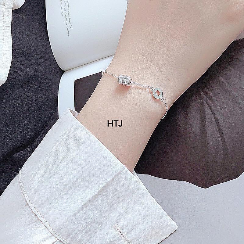 Lắc tay bạc nữ CỰC ĐẸP vòng bạc nữ thiết kế đơn giản kiểu dáng mới đẹp,vòng tay bạc đơn giản nhẹ nhàng