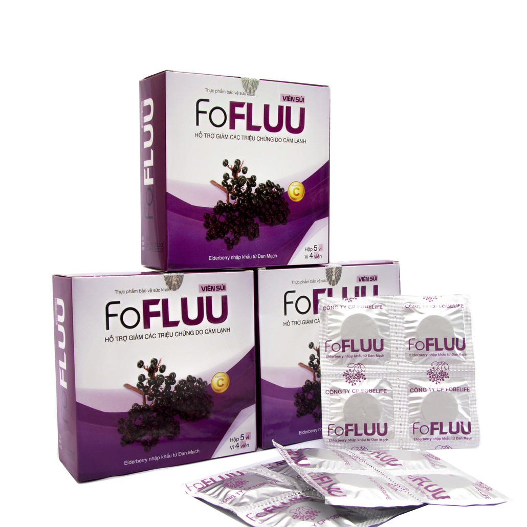 Combo 2 Hộp Sủi Hỗ Trợ Giảm Các Triệu Chứng Cảm Lạnh Tăng Đề Kháng FoFluu