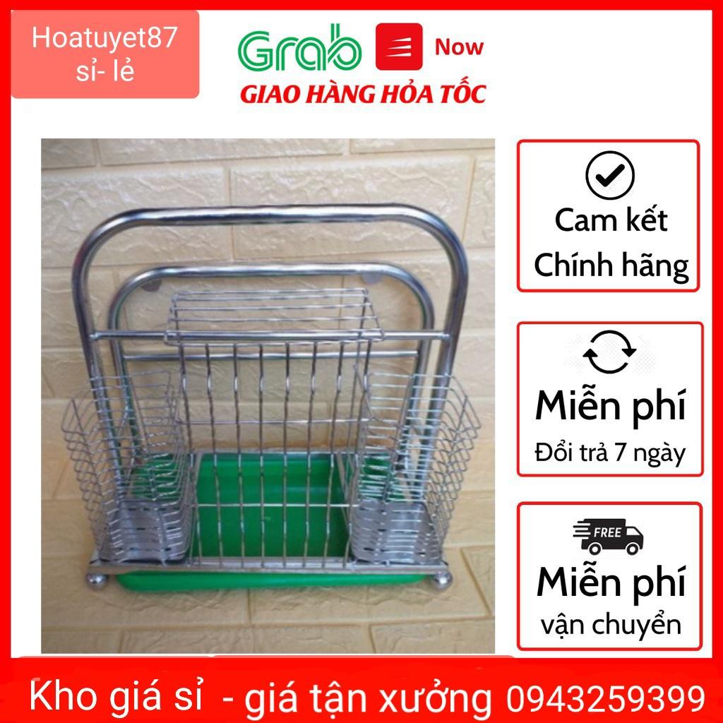 Giá đựng dao inox- kệ để dao thớt đa năng có khay hứng nước