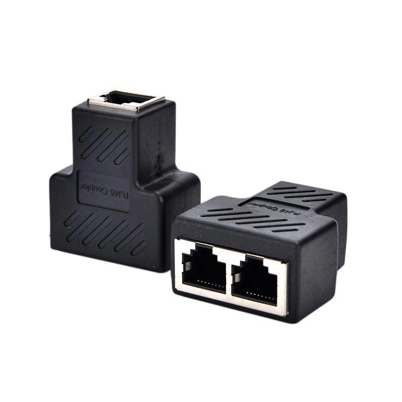  Đầu Nối Chia Mạng LAN RJ45 Từ 1 Ra 2 Cổng - Hàng Nhập Khẩu