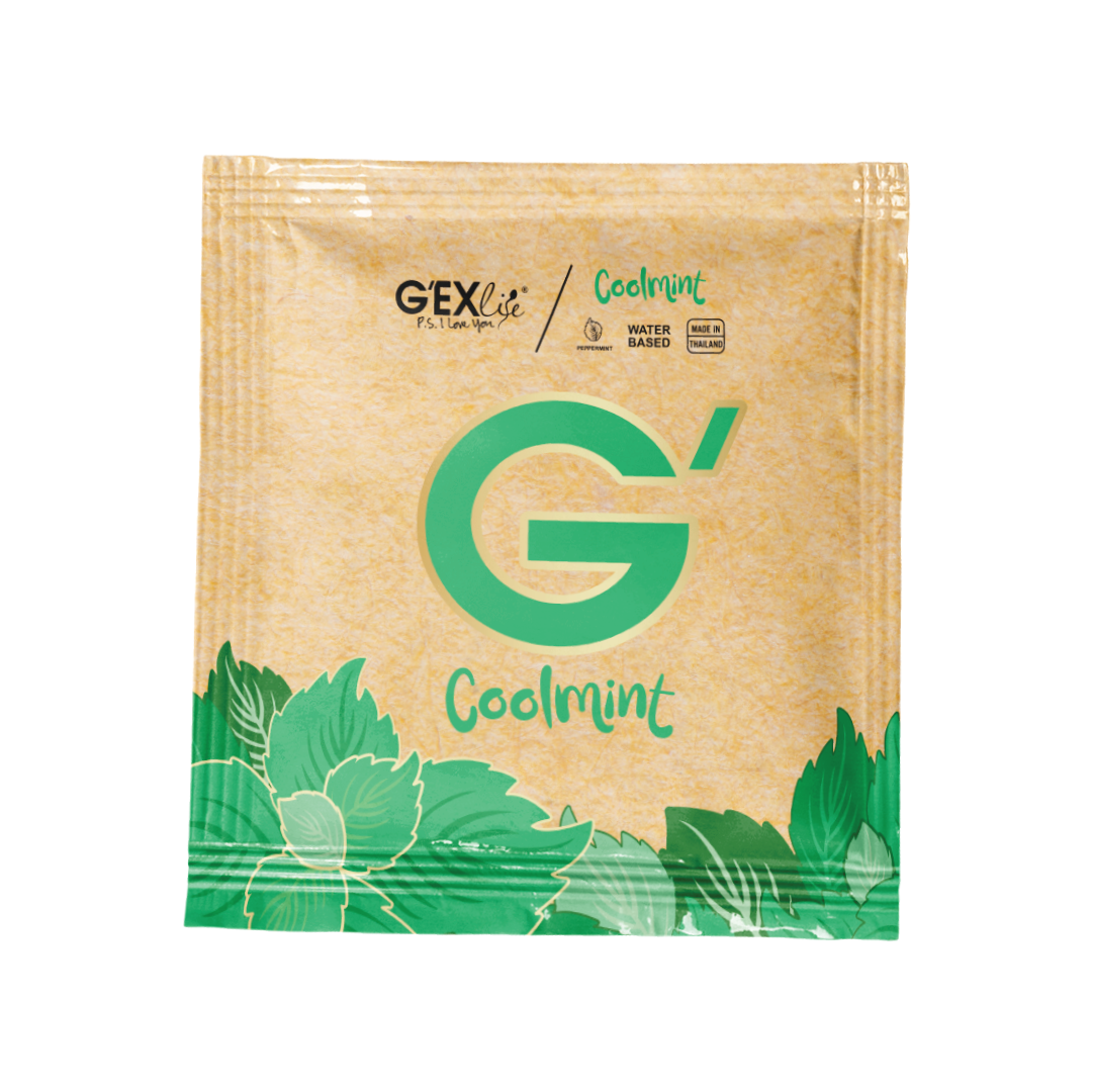 [Combo] 2 hộp 8 gói x 5ml - Gel bôi trơn G'EXlife Coolmint - Mùi bạc hà mát lạnh