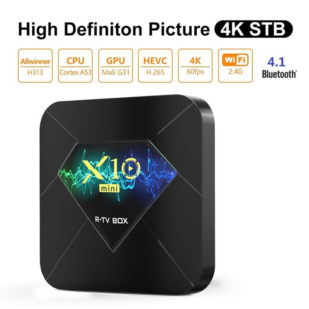 X10mini Android 10.0 Media Player H313 Quad Core WiFi