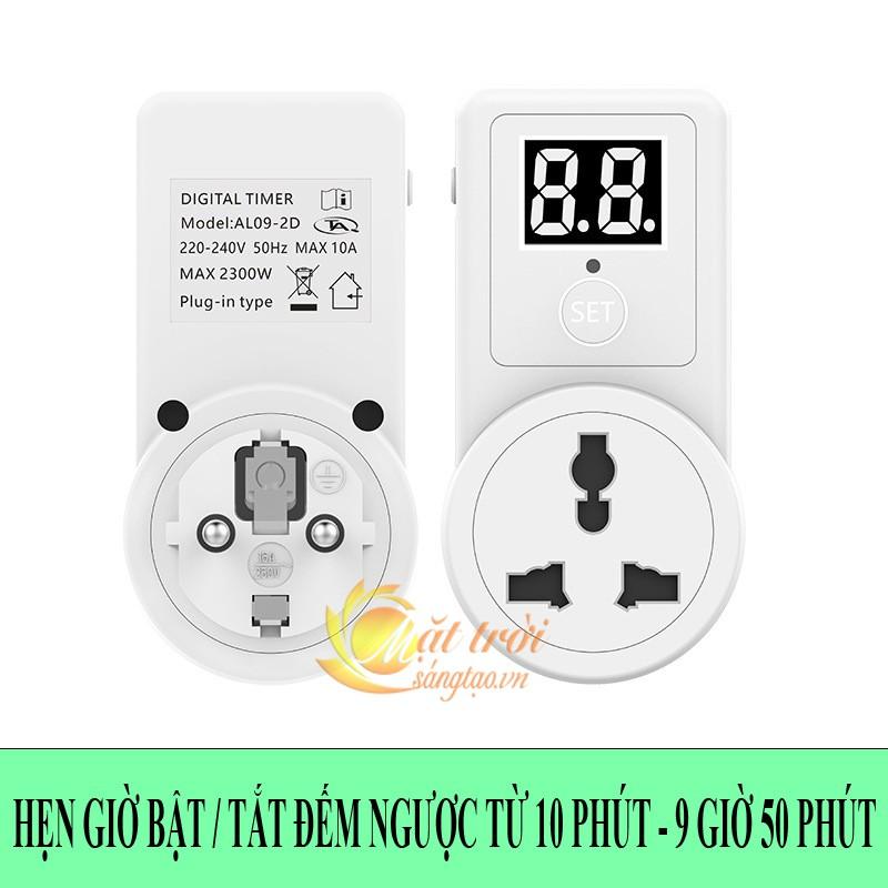 Ổ cắm hẹn giờ Bật/Tắt đếm ngược điện tử AL09-2D