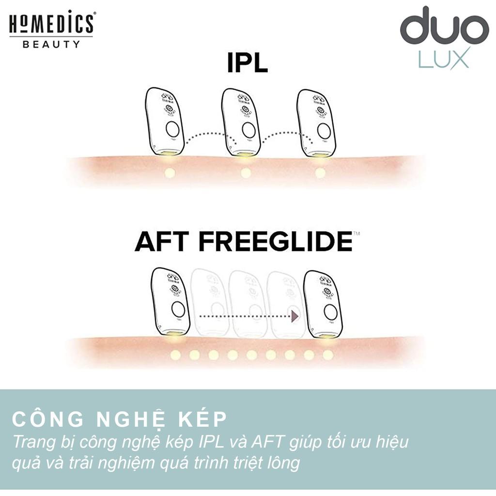 Máy triệt lông công nghệ kép IPL/AFT Homedics Duo Quartz IPL-HH390