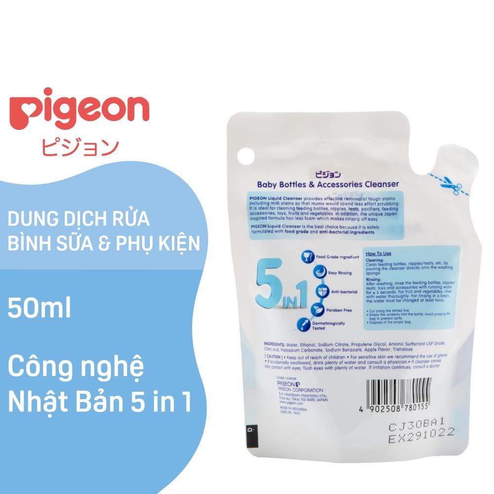 Dung Dịch Súc Rửa Bình Sữa Eco Pigeon 50ml